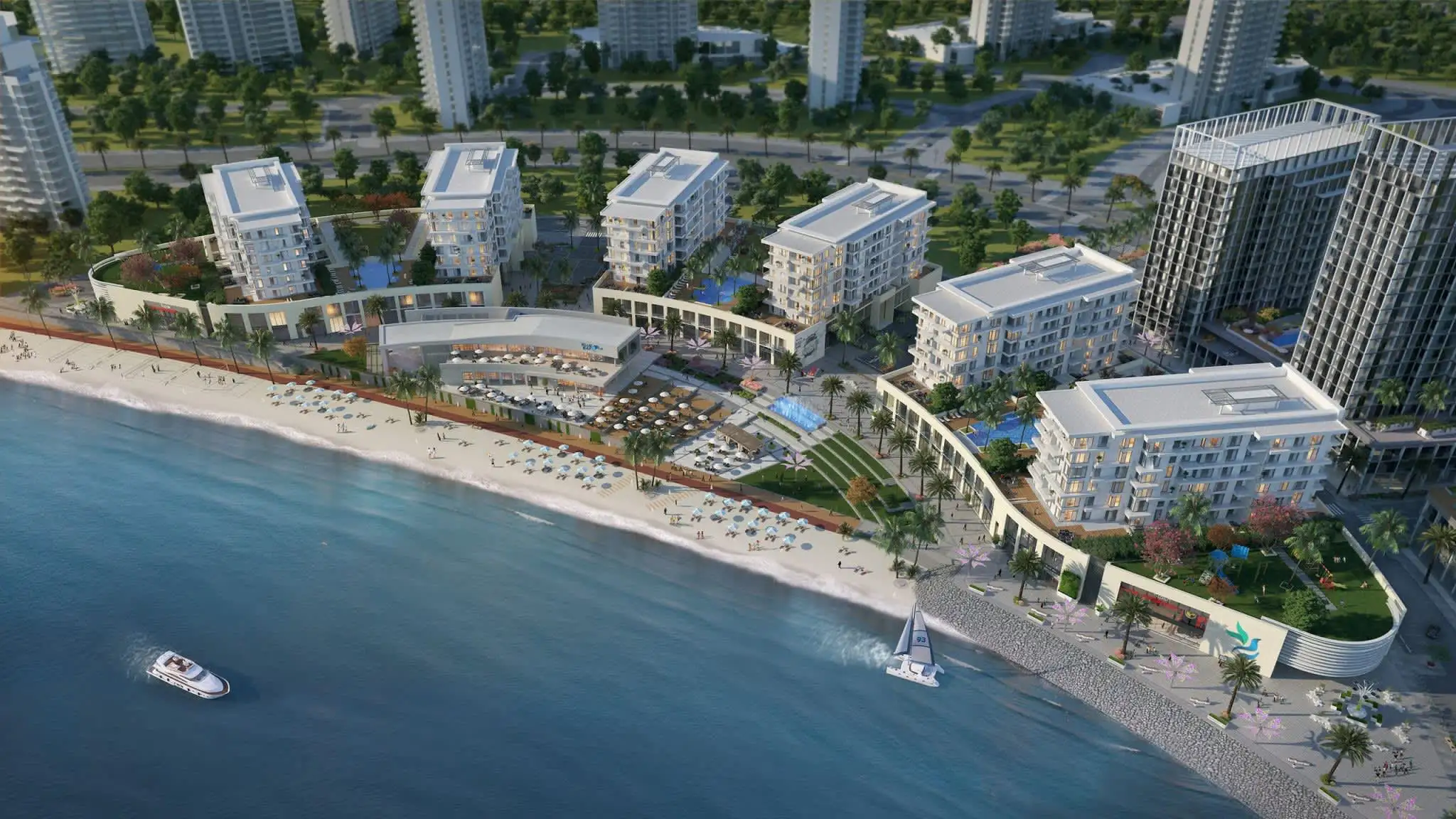 Blue Bay Walk — waterfront apartments Sharjah Waterfront City